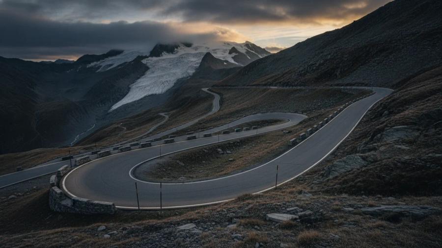 Grossglockner Hochalpenstrasse — krajina na trase