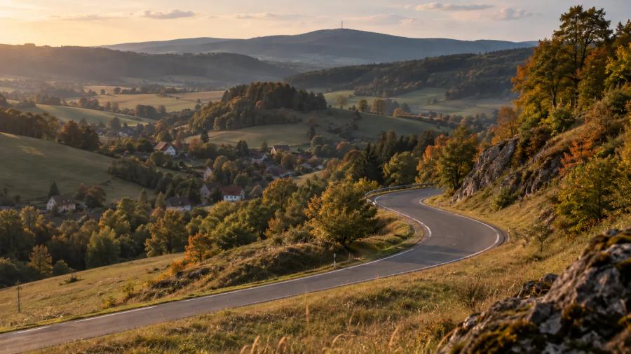 Pod Praděd a do Krnova — krajina na trase