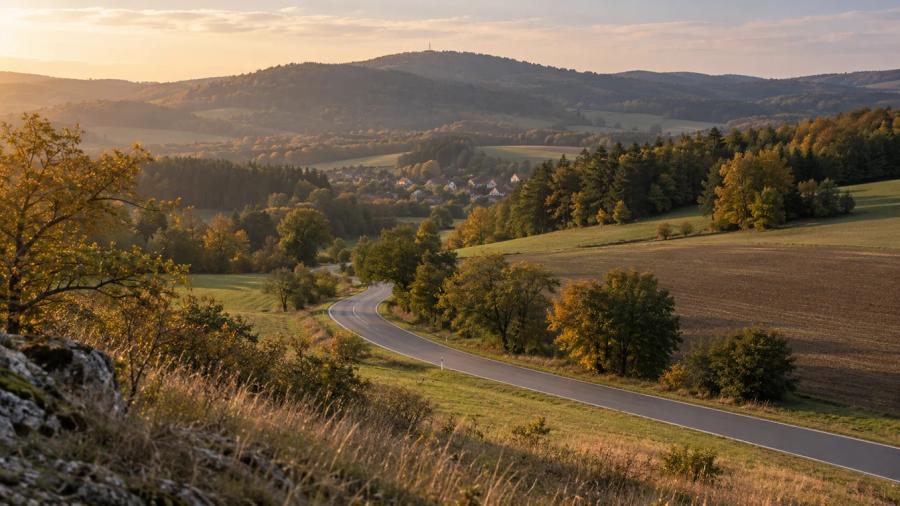 Drahanskou vrchovinou z Kostelce — krajina na trase