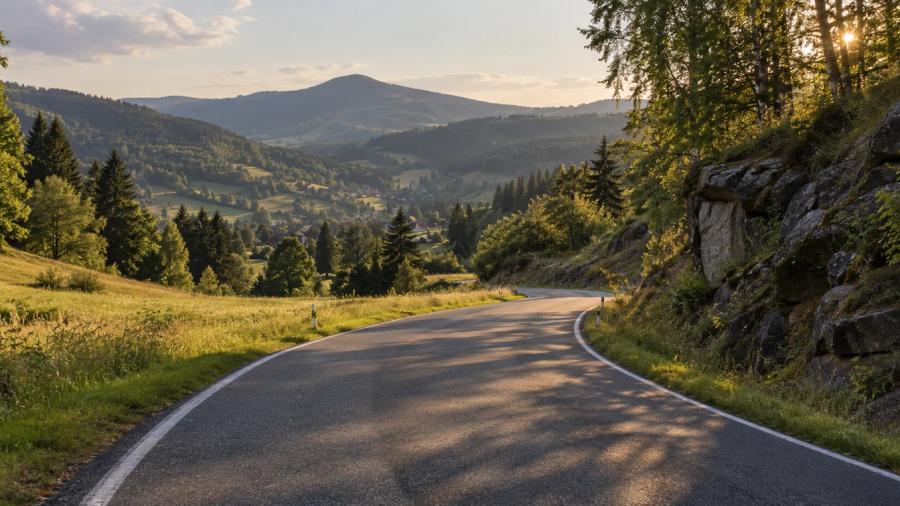 Z Lužických hor do Krkonoš — krajina na trase