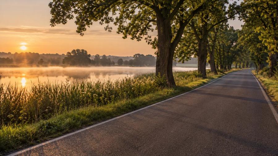 Třeboňskem z Majdaleny — krajina na trase
