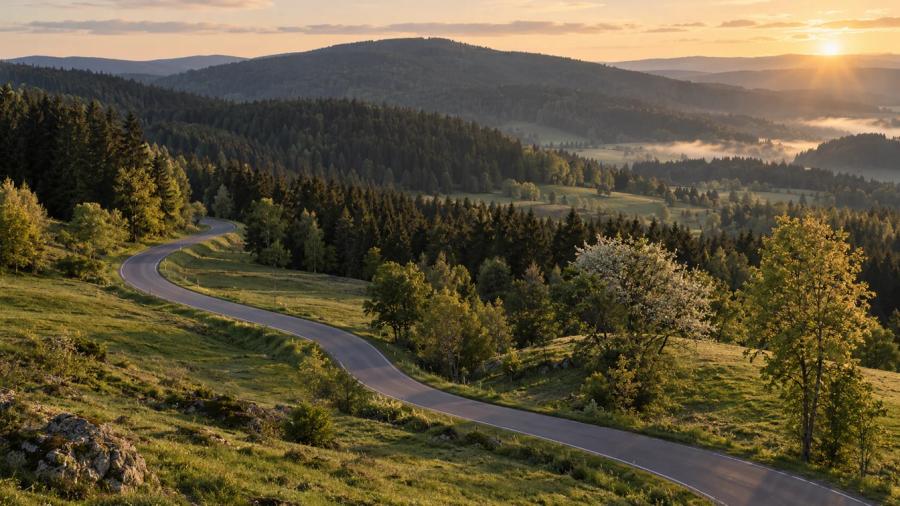 Šumavský okruh ze Sušice — krajina na trase