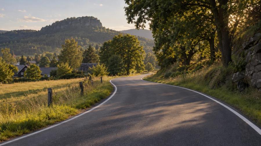 Z Velkého Března na Šluknovsko — krajina na trase