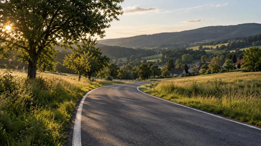 Ze Zábřehu do Hynčiny — krajina na trase