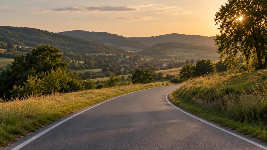 Zlínskem přes Lukov a Kašavu — krajina na trase
